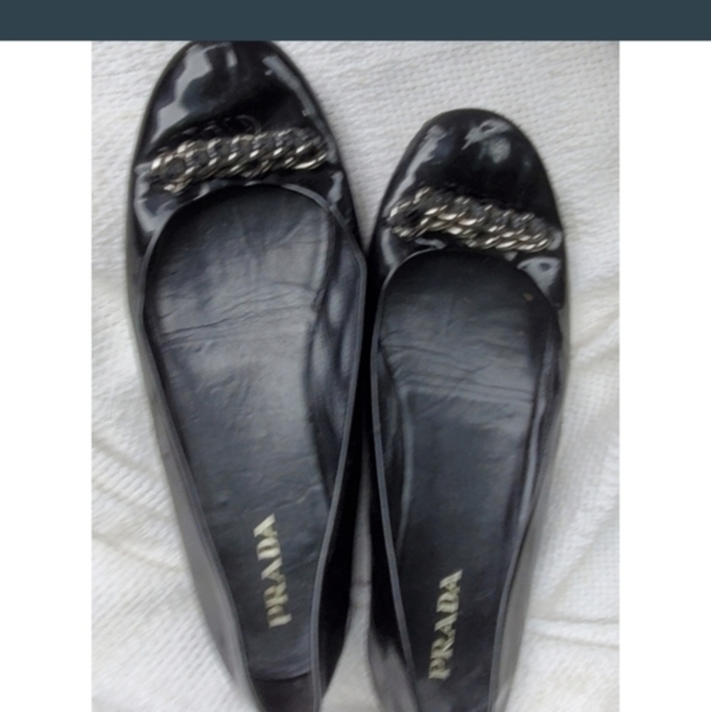 Prada patent leather flats 40 - Picture 1 of 12